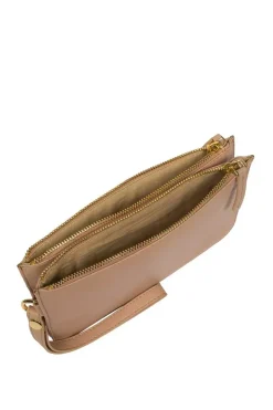 'Addison' Nappa Leather Clutch Bag