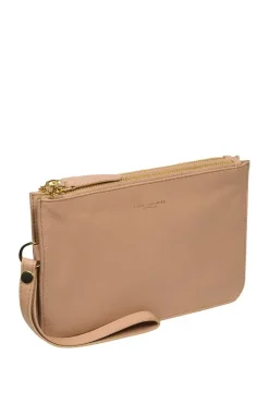 'Addison' Nappa Leather Clutch Bag