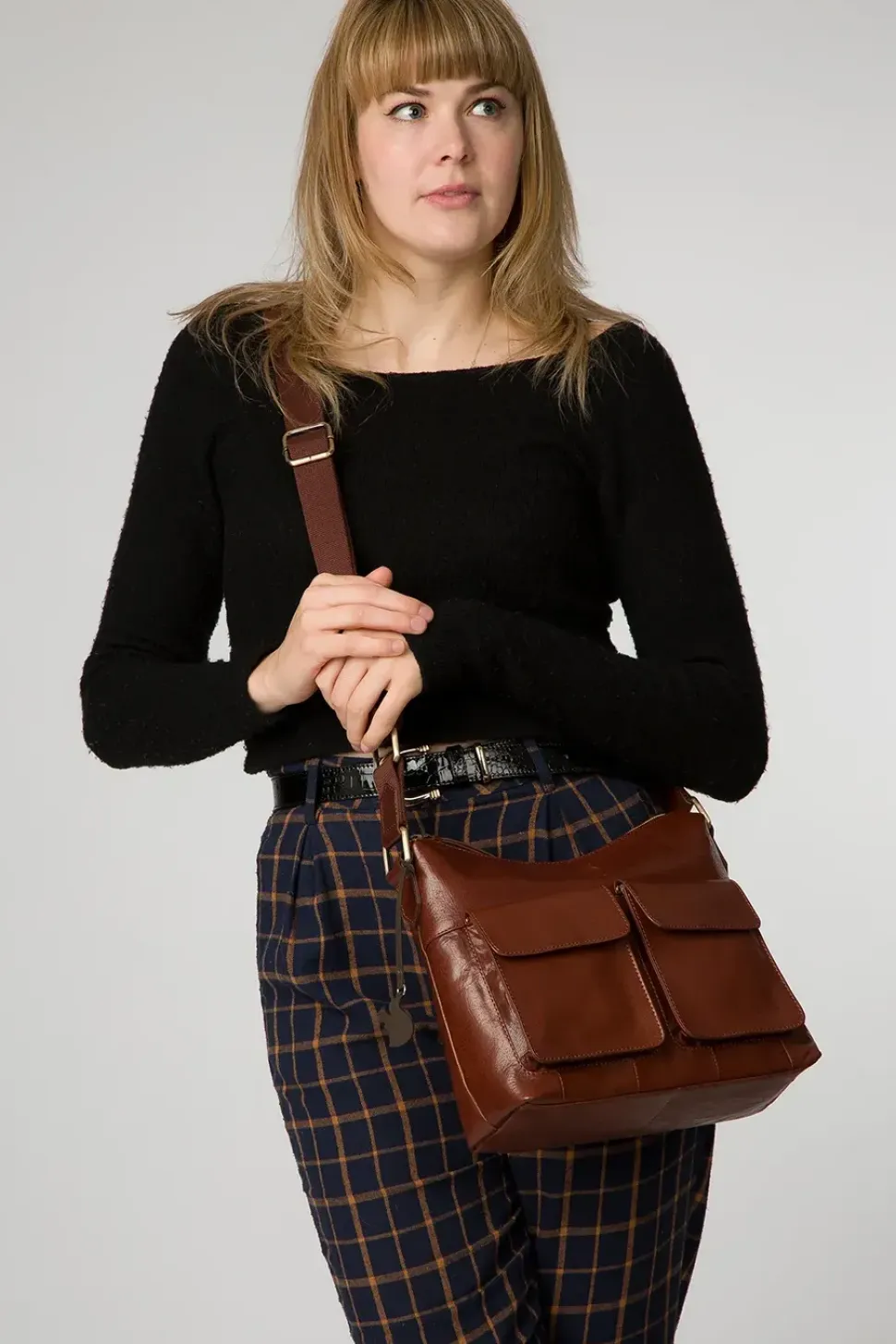 'Adelina' Vegetable-Tanned Leather Tote Bag