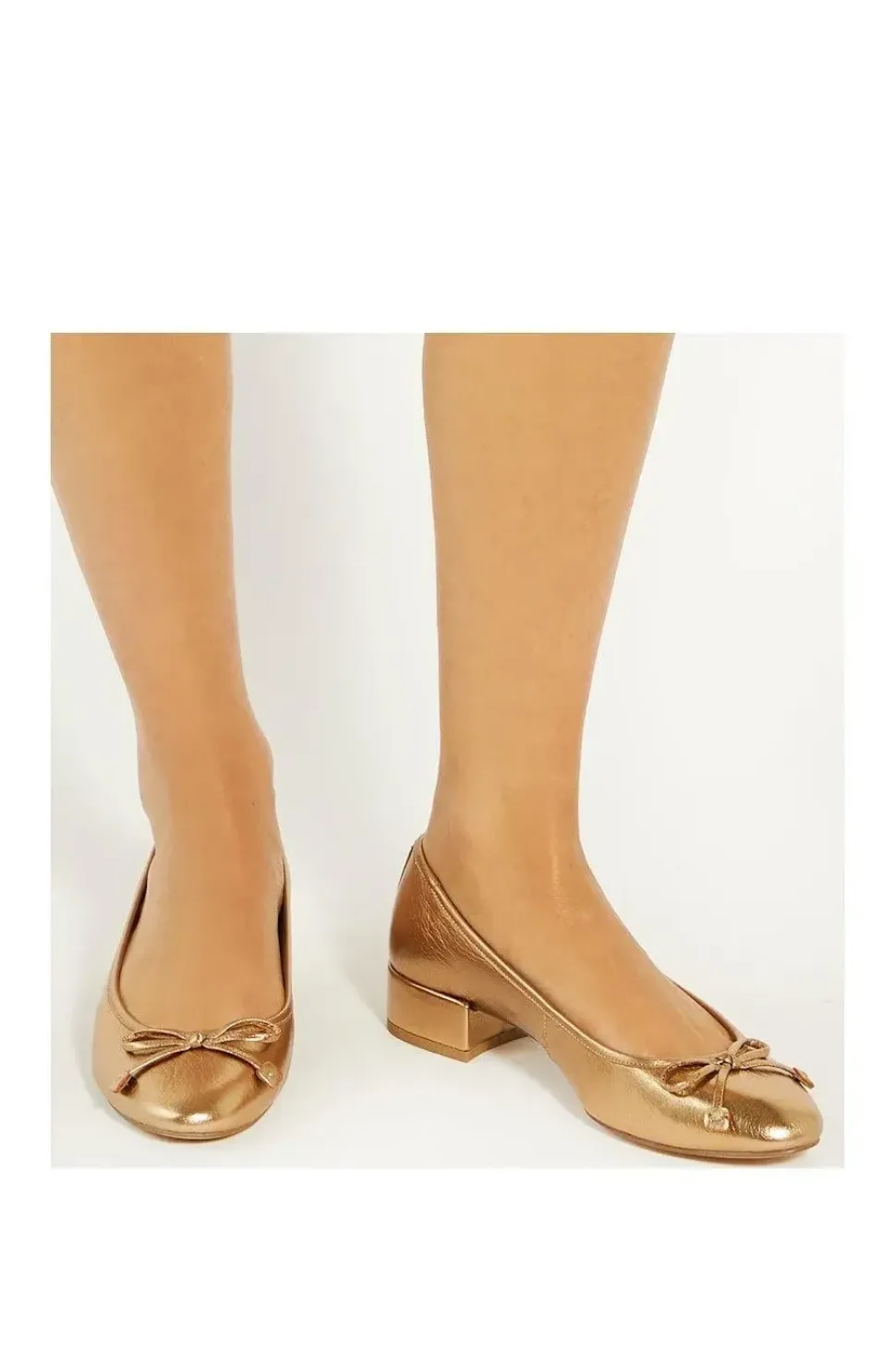 'Admirably' Leather Court Shoes