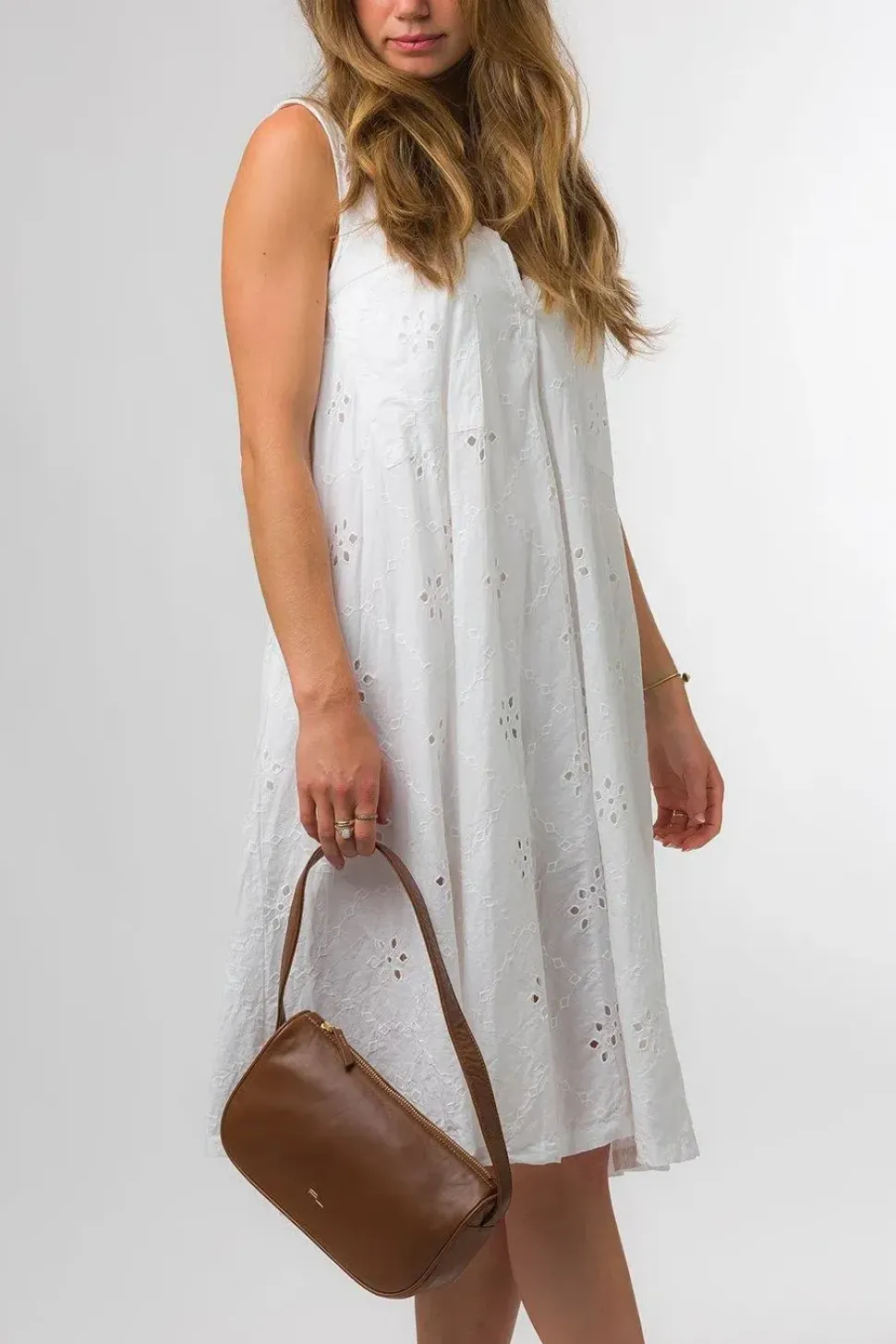 'Alicia' Nappa Leather Grab Bag