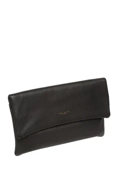 'Amelia' Nappa Leather Clutch Bag
