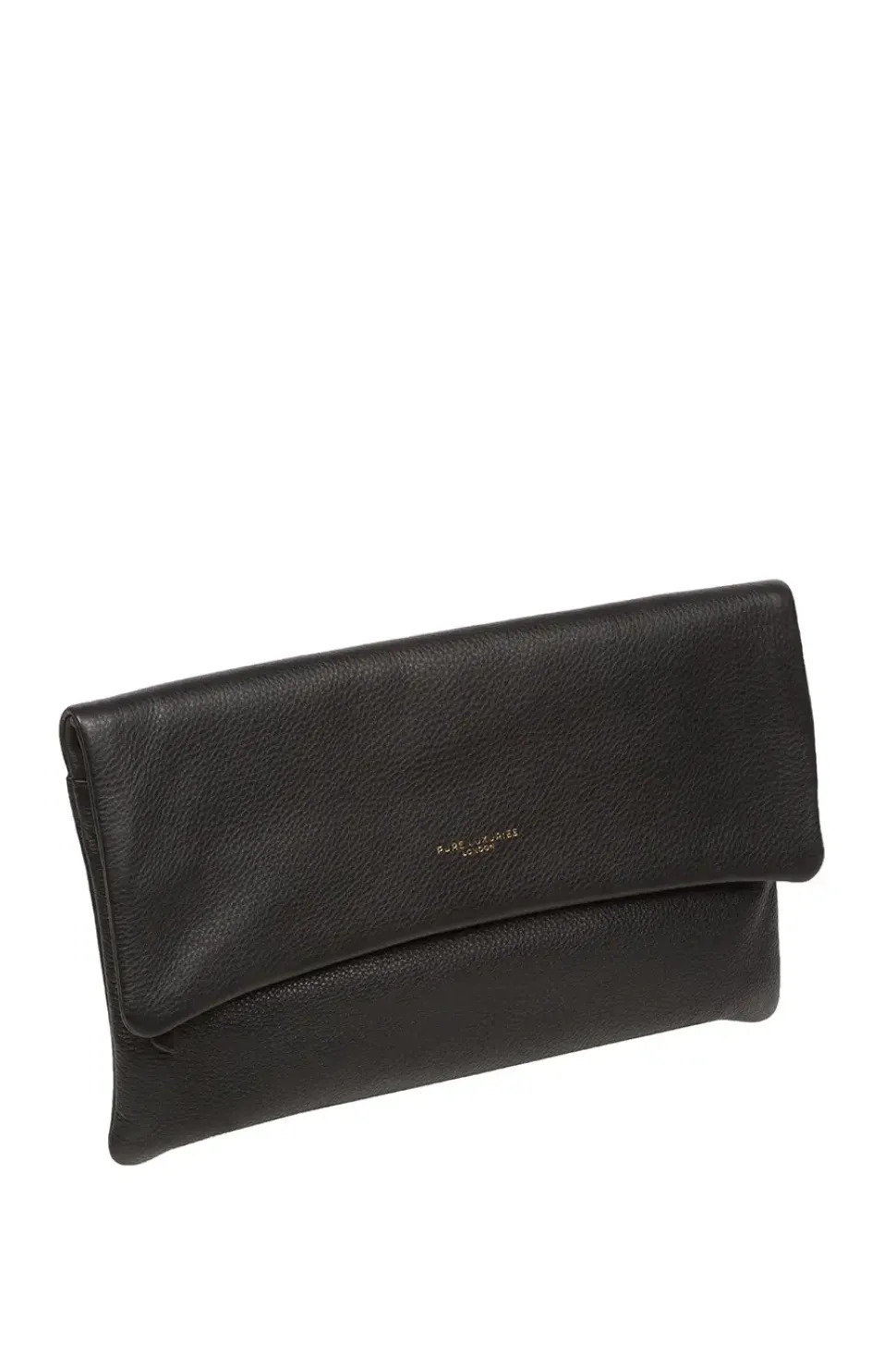 'Amelia' Nappa Leather Clutch Bag