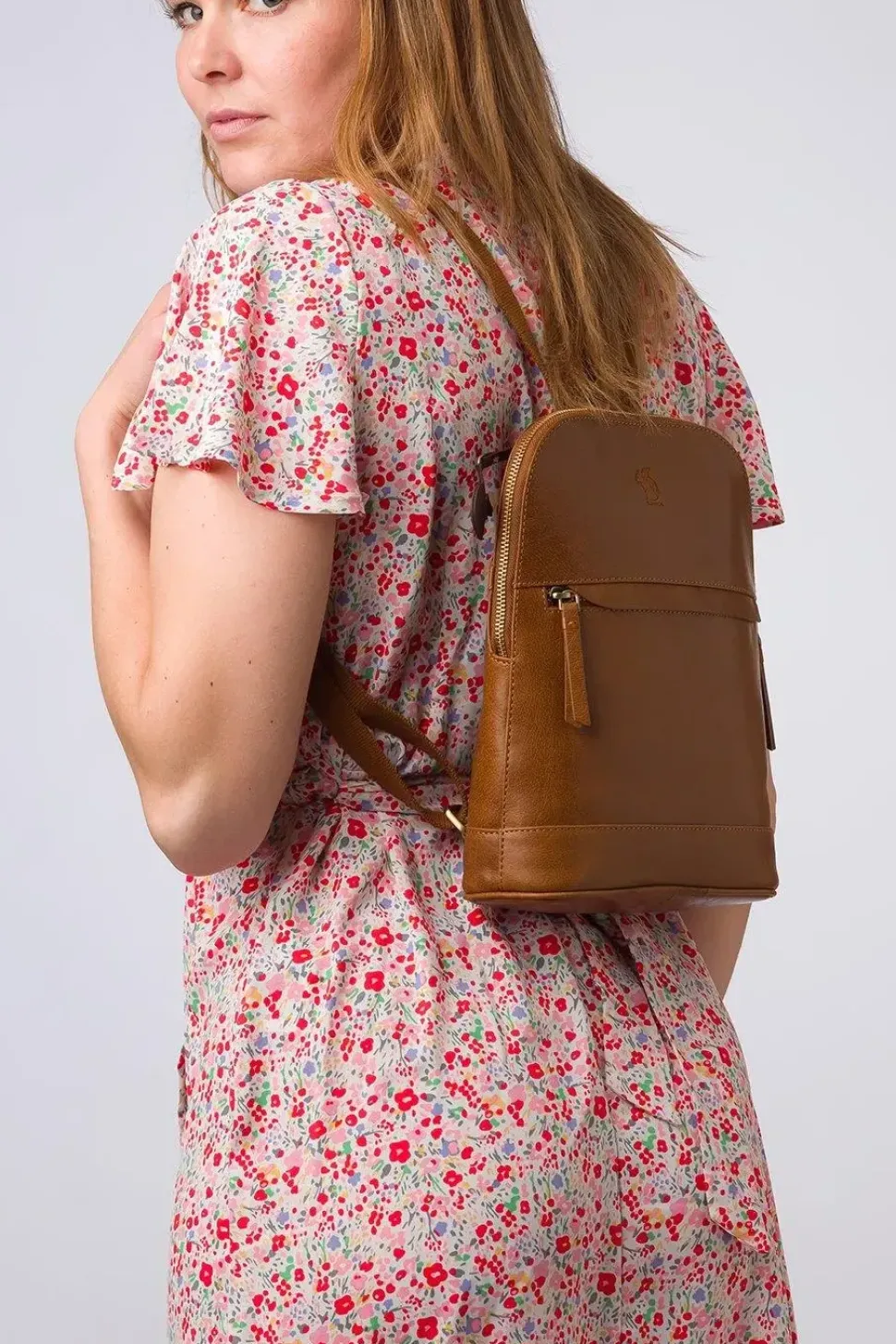'Amora' Leather Backpack