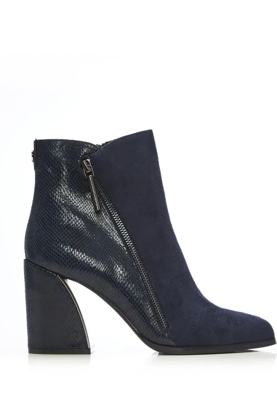 'Amy' Alcantara Heeled Boots