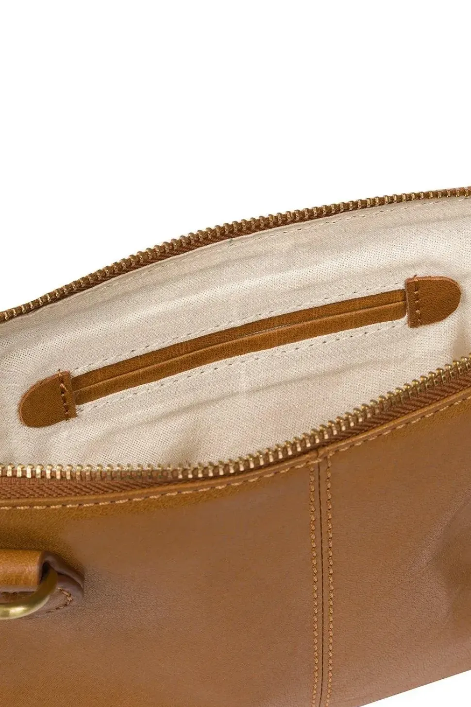 'Angel' Leather Cross Body Clutch Bag