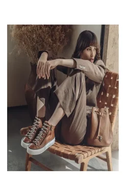 'Annaken' Leather Trainers