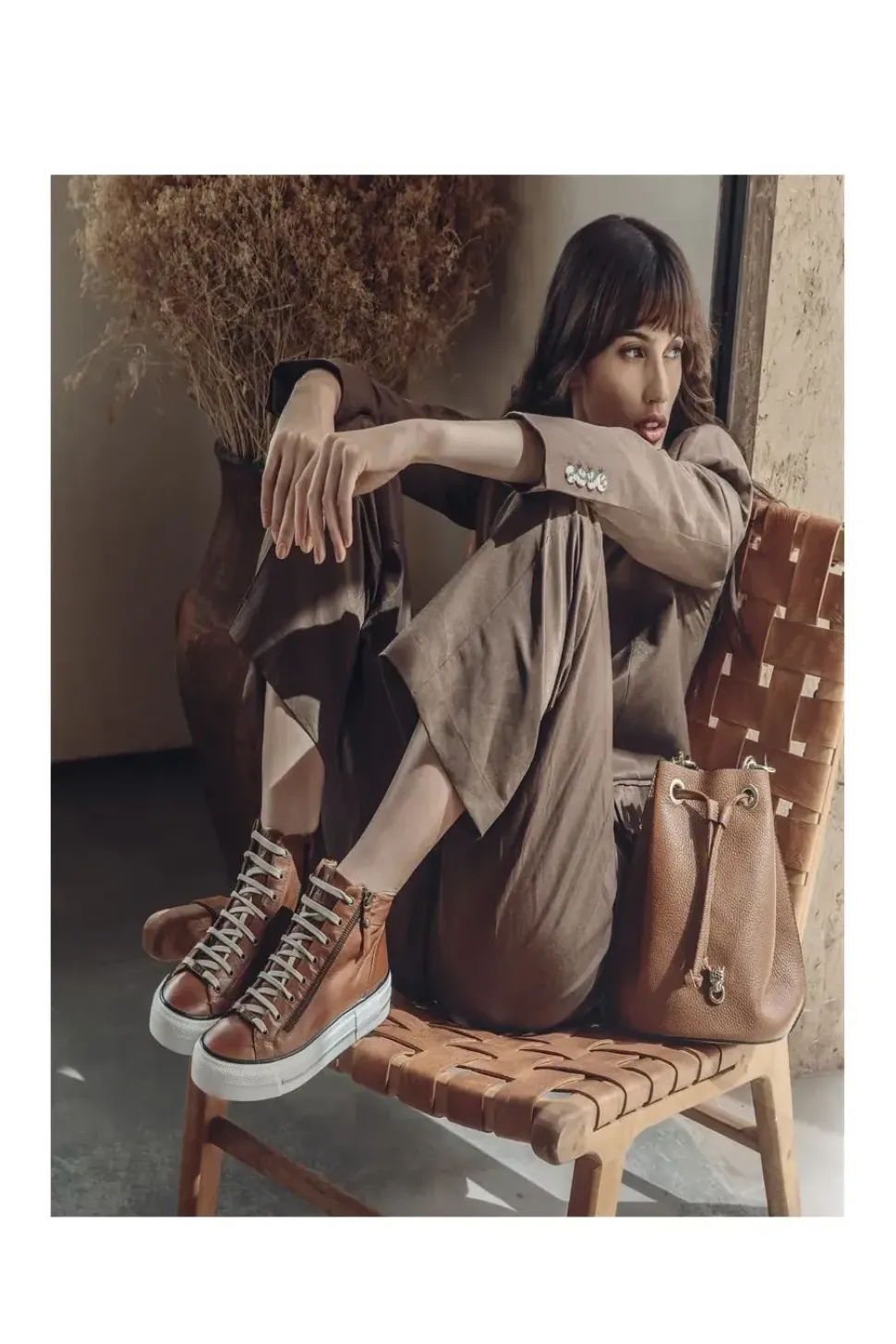 'Annaken' Leather Trainers