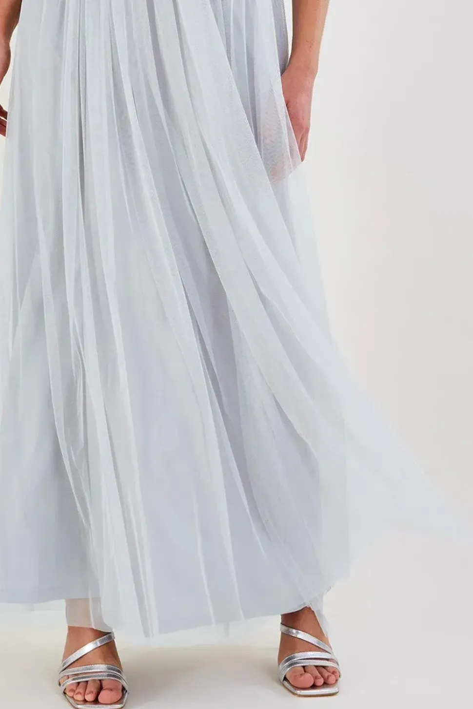 'Anne' Mesh Maxi Dress