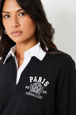 'Apollo' Paris Embroidery Rugby Shirt