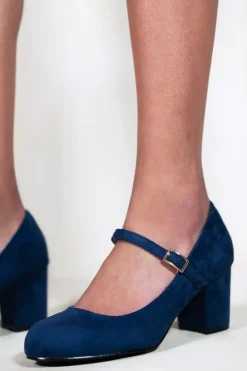 'Araceli' Extra Wide Fit Block Heel Mary Jane Pumps