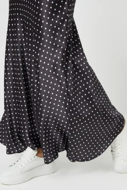 'Ariel' Satin Maxi Slip Skirt