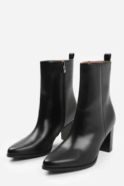 'Artic' Block Heel Ankle Boot