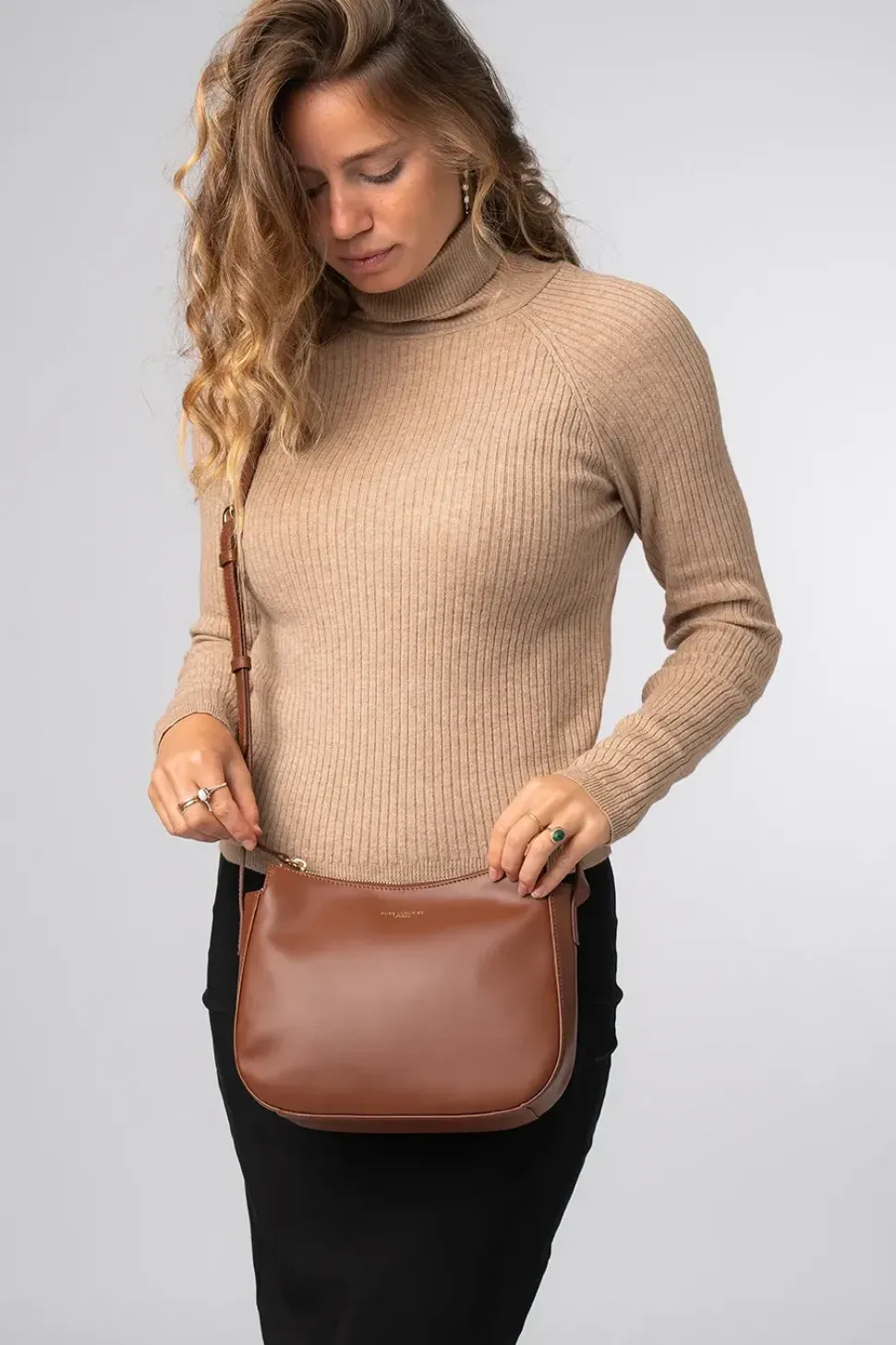 'Ashley' Leather Cross Body Bag