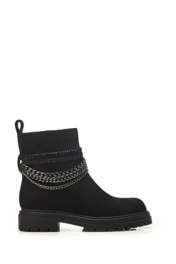 'Astella' Alcantara Ankle Boots