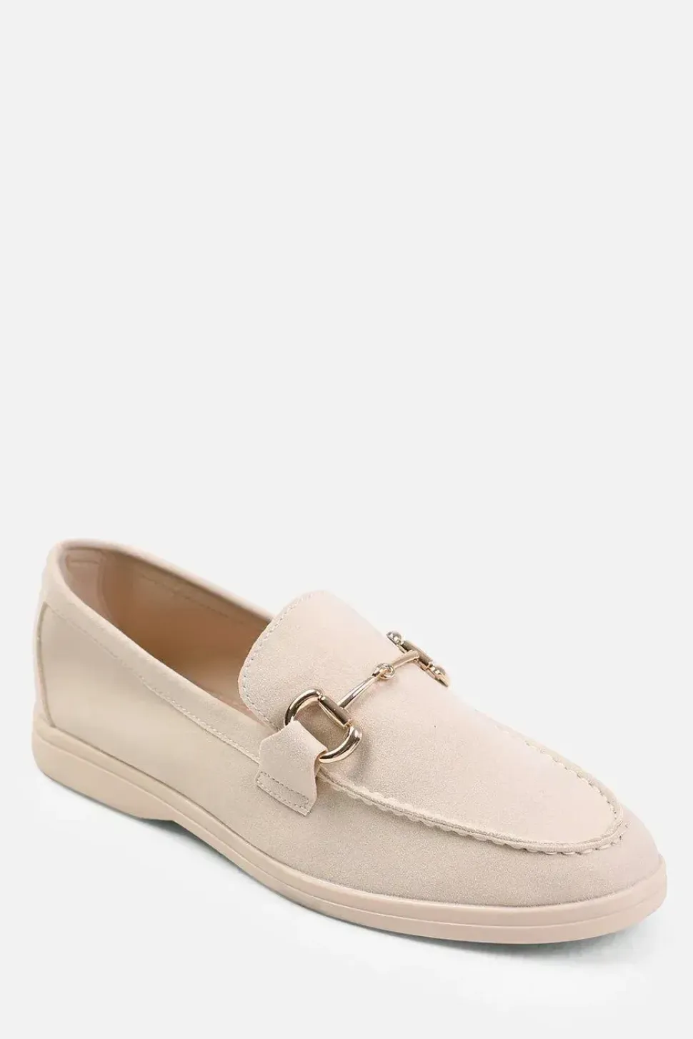 'Aster' Wide Fit Slip On Loafer With Metal Detailing
