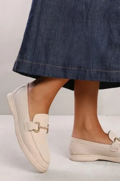 'Aster' Wide Fit Slip On Loafer With Metal Detailing