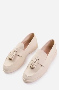 'Azalea' Slip On Loafer With Tassel Detailing
