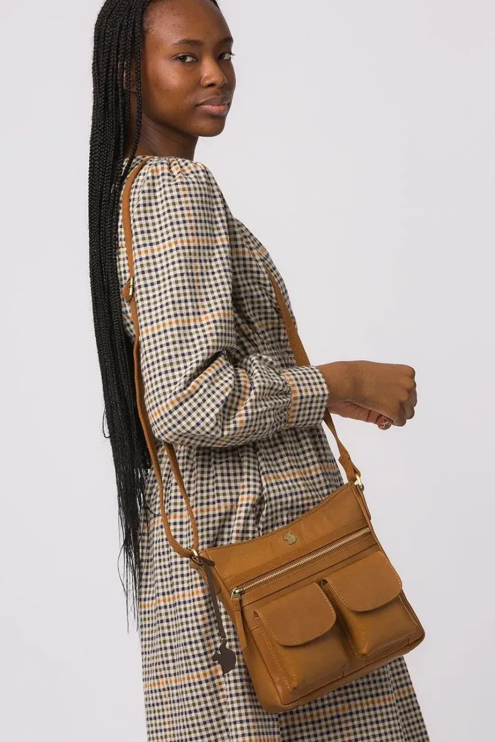 'Baby Bon' Leather Cross Body Bag