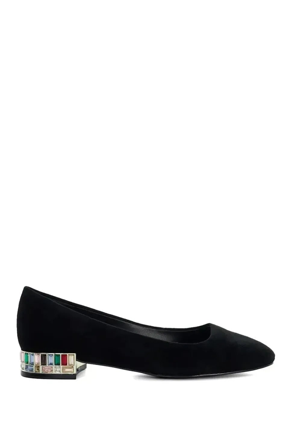 'Ballerina' Suede Court Shoes