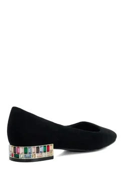 'Ballerina' Suede Court Shoes