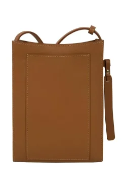 'Barton' Vegetable-Tanned Leather Phone Bag