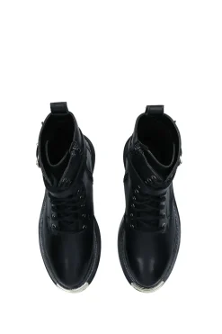 'Base Lace Up' Leather Boots