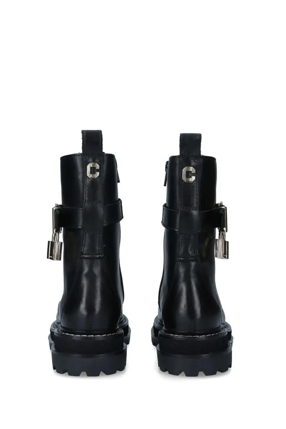 'Base Lace Up' Leather Boots
