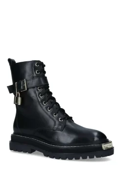 'Base Lace Up' Leather Boots