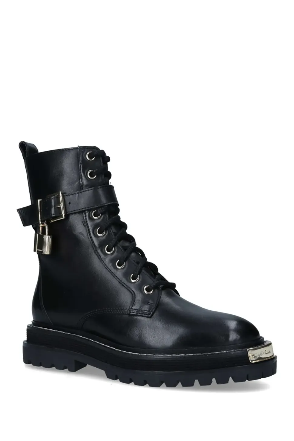 'Base Lace Up' Leather Boots