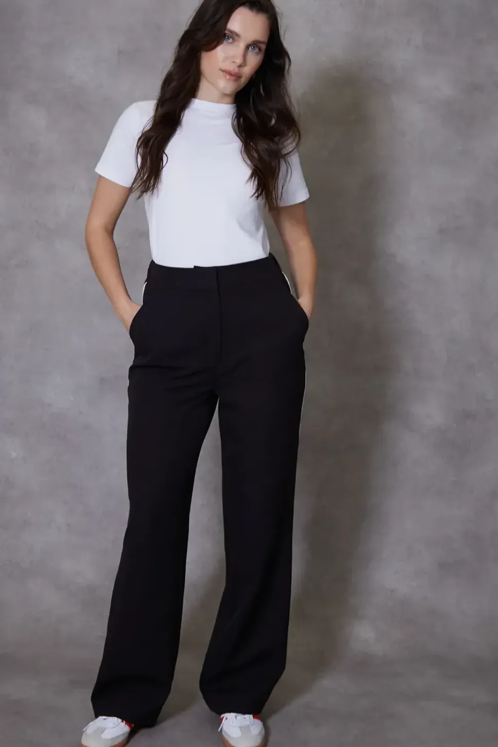 'Blackpool' Tailored Trousers With Piping Detail