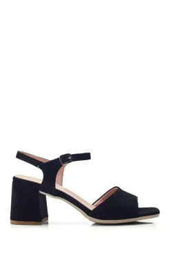'B.Miresca' Suede Heeled Sandals