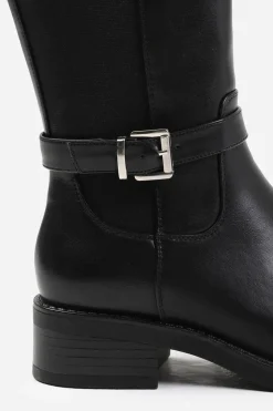 'Bode' Knee High Boots With Buckle Detail