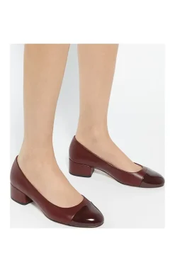'Bracket' Leather Court Shoes