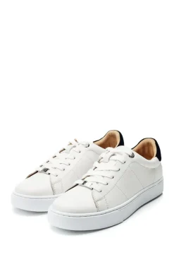 'Brandie' Leather Casual Trainers