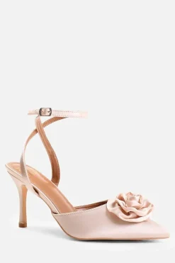 'Briar' Pointed Toe Heel With Flower Detail