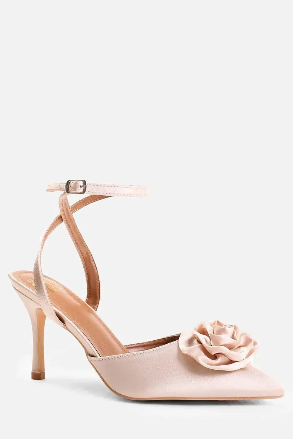 'Briar' Pointed Toe Heel With Flower Detail