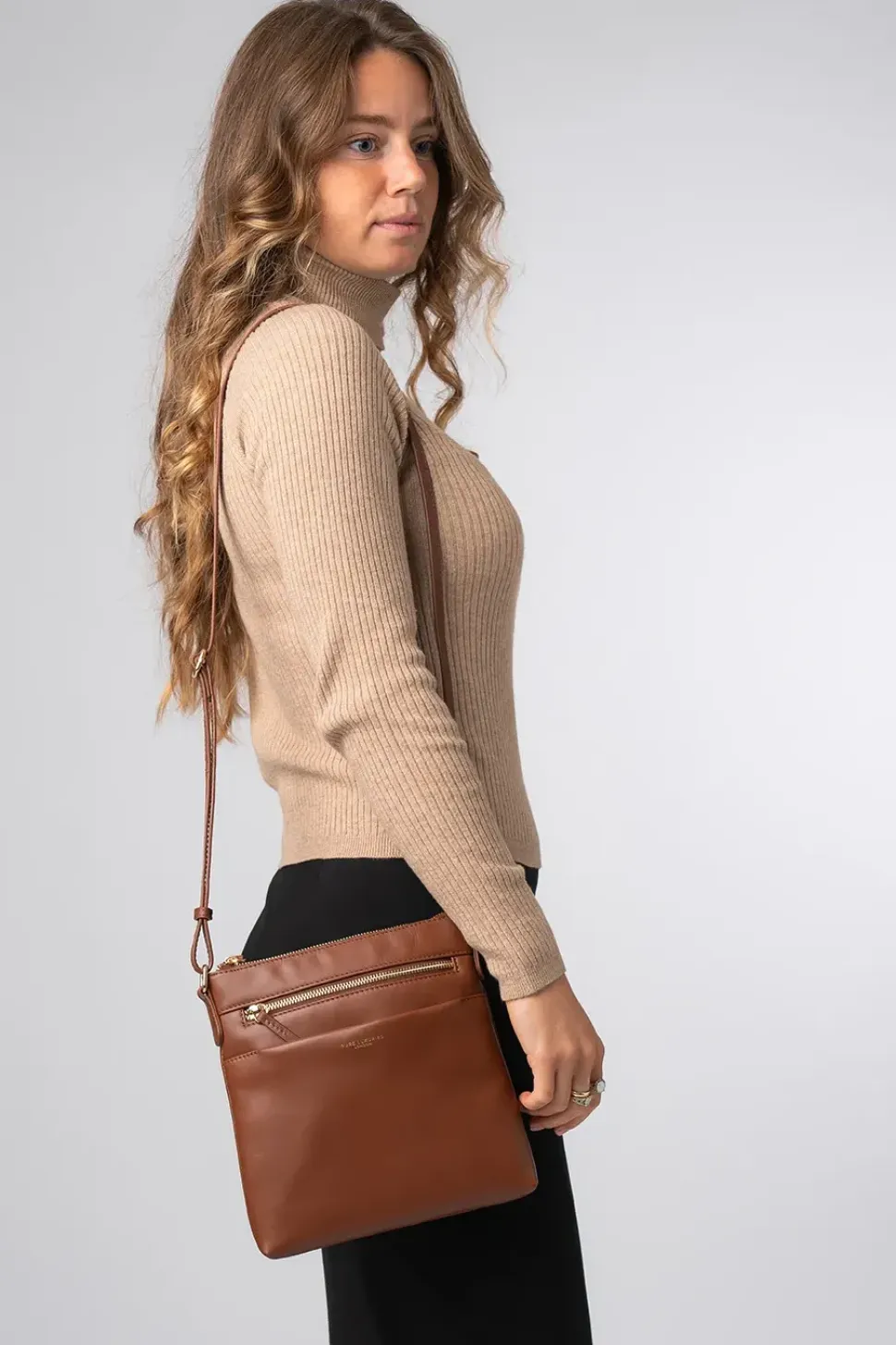 'Brooke' Leather Cross Body Bag