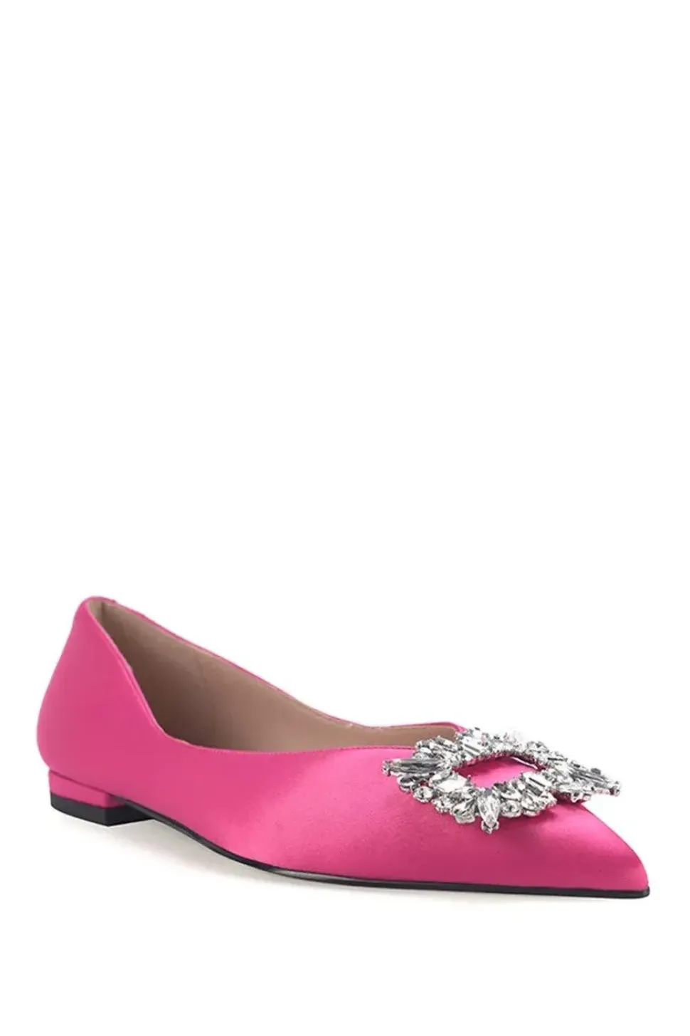 'Bucia' Flat Diamante Ballet Shoe