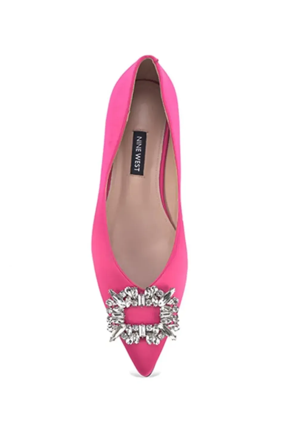 'Bucia' Flat Diamante Ballet Shoe