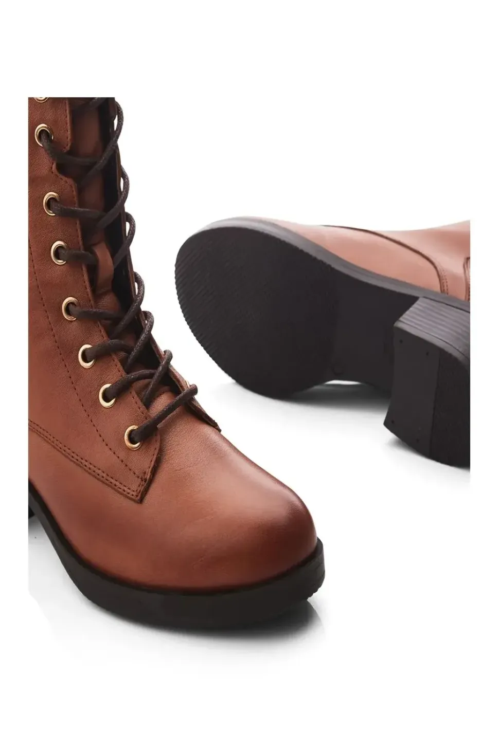 'Calia' Leather Heeled Boots