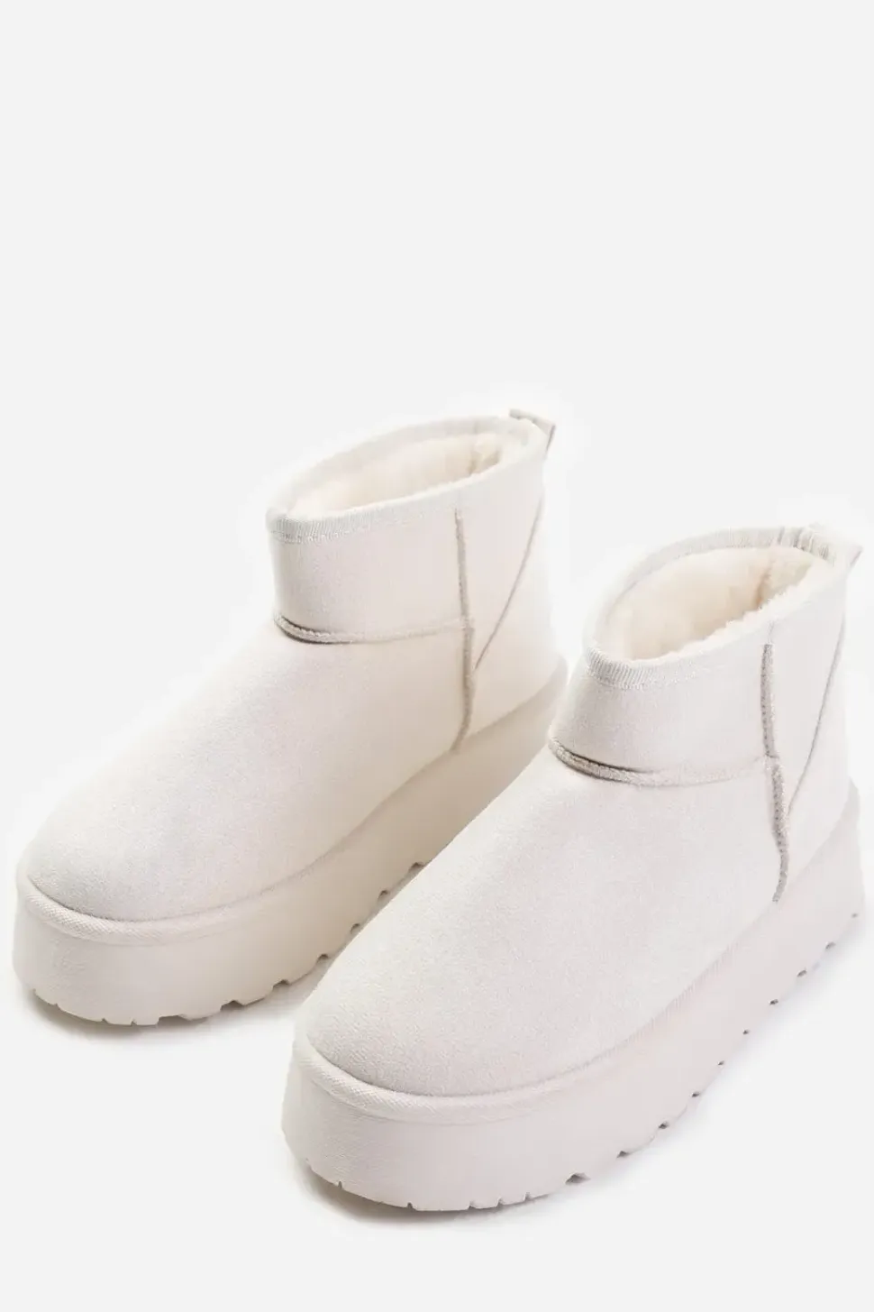 'Calla' Flatform Fur Lining Ankle Boot