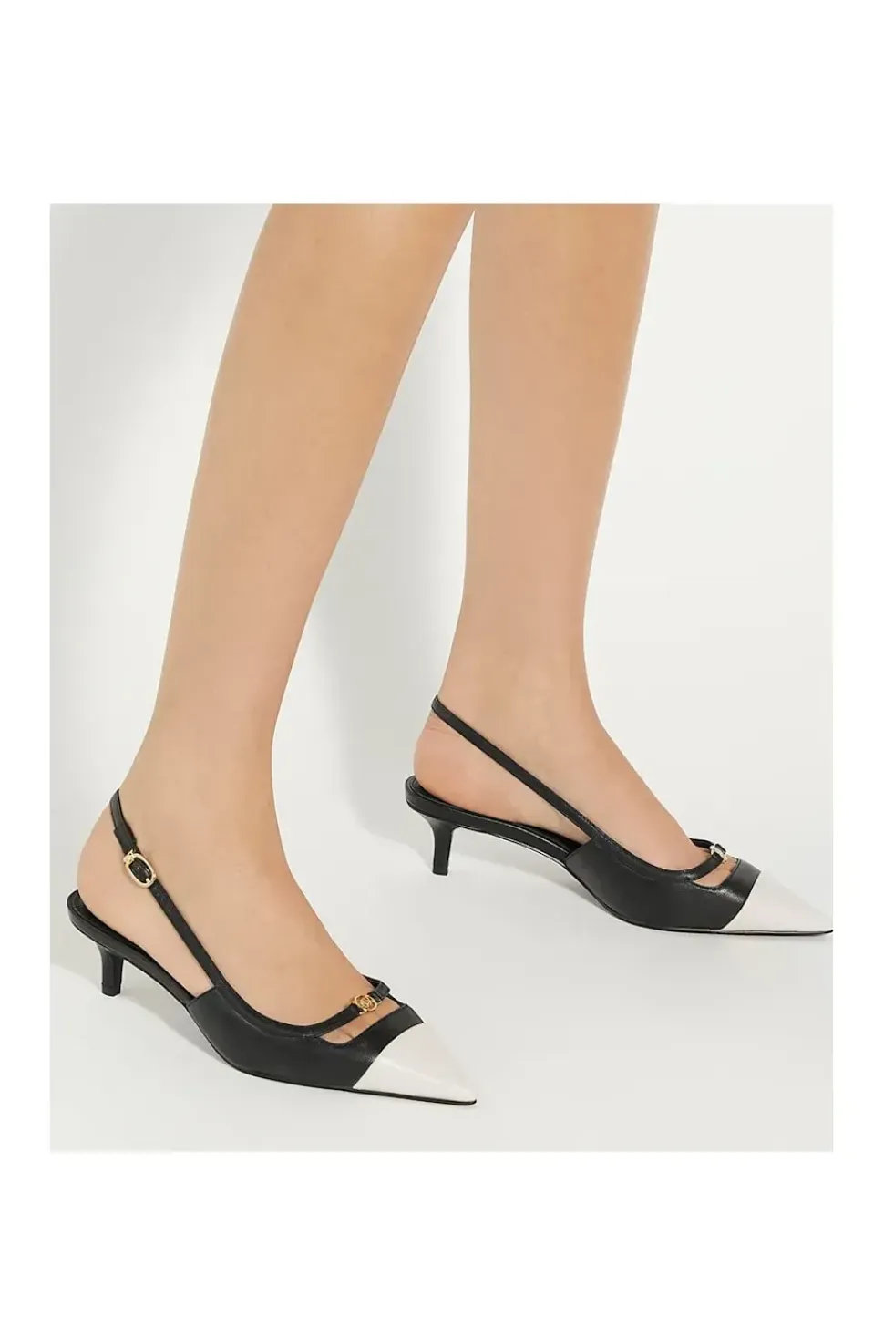 'Capsule' Leather Court Shoes