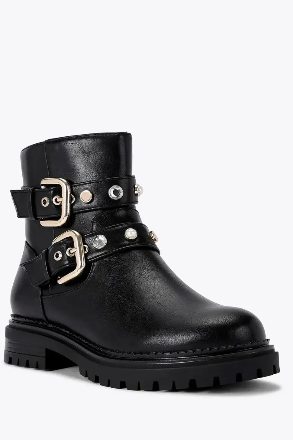 'Caution Biker Jewel' Boots