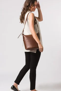 'Chichester' Vegetable-Tanned Leather Shoulder Bag