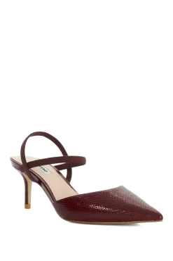 'Classical' Leather Strappy Heels