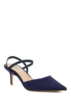 'Classical' Suede Strappy Heels