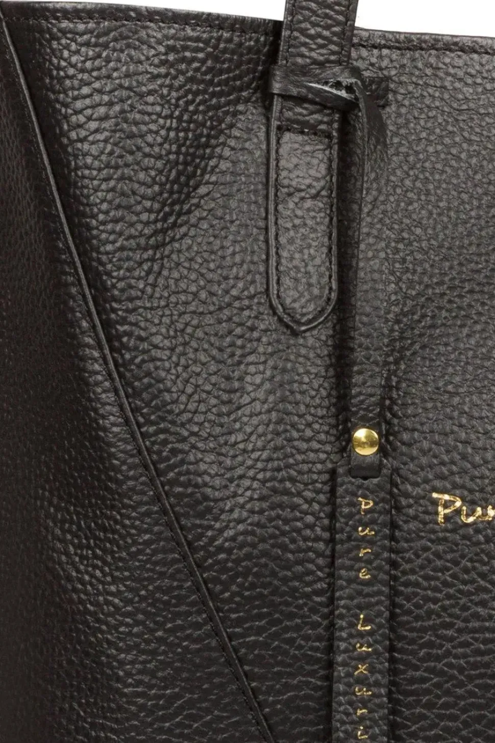 'Claudia' Leather Shopper Bag