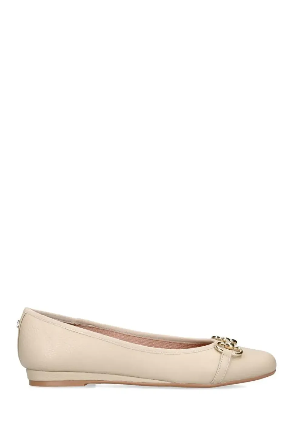 'Click Ballet' Leather Flats