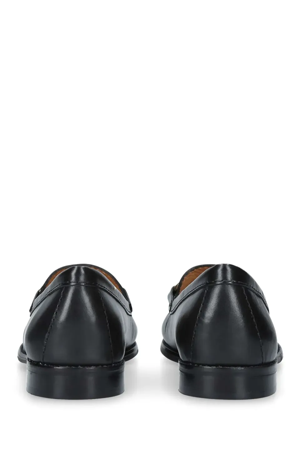 'Click' Leather Flats